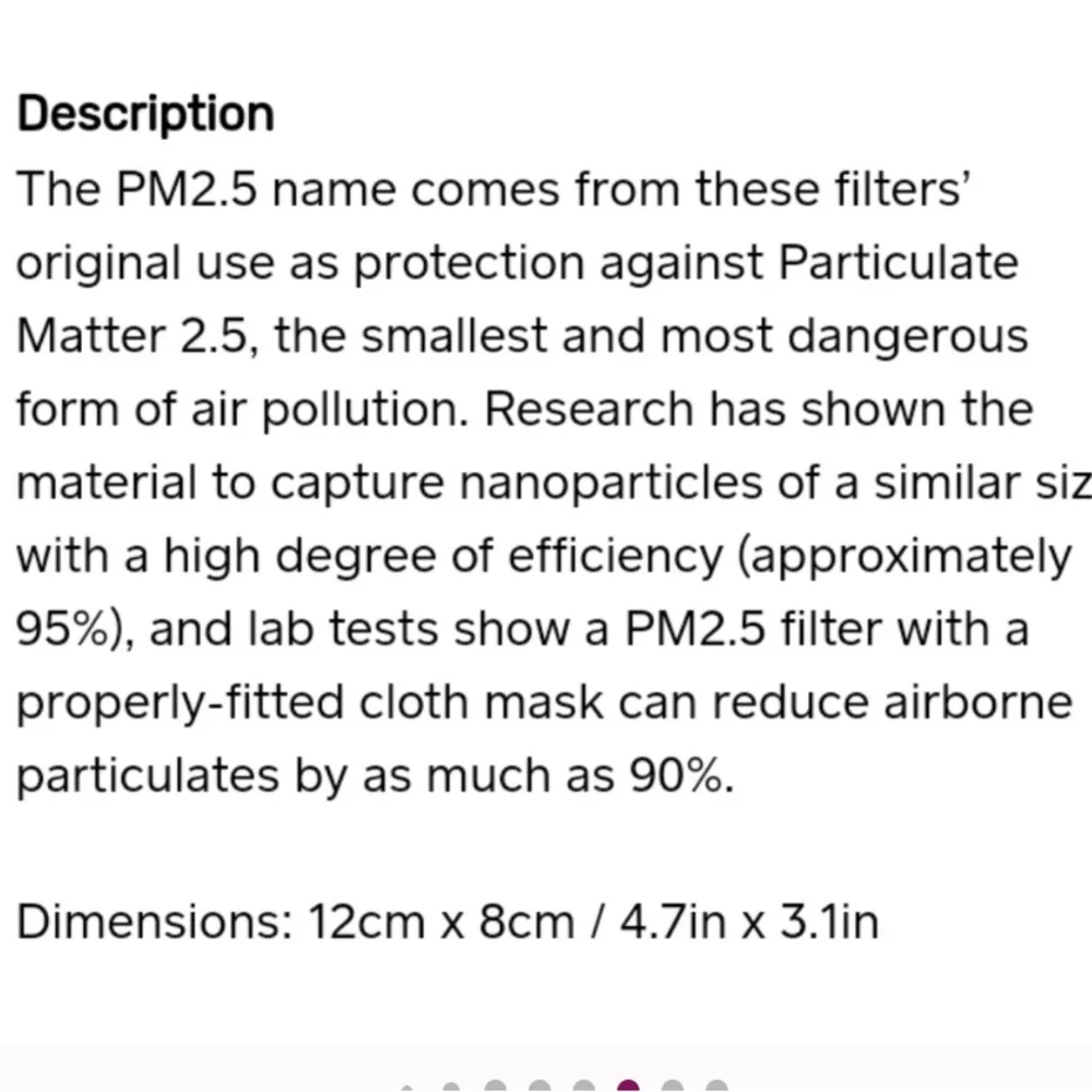 New Pack of 10 Al-Shields PM2.5 Face Mask Filter Pack